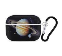 Planet Jupiter - Custodia protettiva per AirPods Pro con anello portachiavi, custodia protettiva rigida in policarbonato per AirPods Pro di seconda generazione, per donne e uomini, facile da aprire