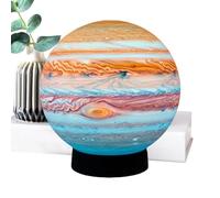 Planet Lamp, Globe Light, Lantern Desk Lighting, Soft Glow Design 6.69x5.91x5.91 inches, Sensory Comfort, Ideal for Kids Bedroom, Nursery, Science Decor, Meditation Space Theme, Multi-Layer Polishing