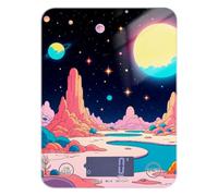 Planet Magic Scene - Bilancia digitale per la perdita di peso, 5 kg/5 g, piccola bilancia digitale con 4 unità per la preparazione dei pasti cheto dieta pesa digitale para alimentos