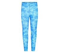 Planet Mermaid Leggins da nuoto per bambini a forma di sirenetta, colori vivaci, impermeabili, resistenti allo sbiadimento e al cloro., Acqua Congelata, 9-11 Years