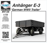 Planet Models 129-MV136 - 1/72 Rimorchio E-3 ‘German WWII Trailer’ - Nuovo