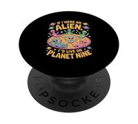 Planet Nine "Se fossi un alieno" extraterrestre PopSockets PopGrip Adesivo