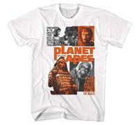 Planet of The Apes T Shirt Graphic Top Printed Shirt Short Sleeve Tee Mens White M