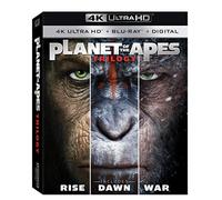 Planet of the Apes 1-3 Trilogy (4K UHD Blu-ray) Andy Serkis
