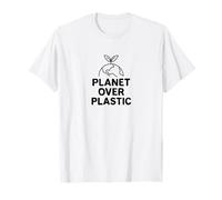 Planet Over Plastic - Statement per la consapevolezza Ambientale Maglietta