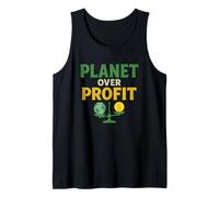 Planet Over Profit - Earth Over Money Eco Activist Canotta