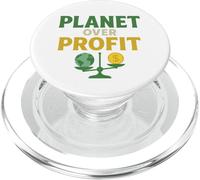 Planet Over Profit - Earth Over Money Eco Activist PopSockets PopGrip per MagSafe