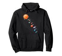 Planet Science Nerd Geek Physics Universe Sun Felpa con Cappuccio