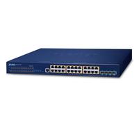 Switch di rete PLANET Layer 3 24-Port 10/100/1000T Gestito L3 Gigabit Ethernet (10/100/1000) 1U Blu [SGS-6310-24P4X]