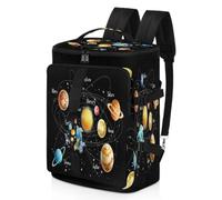 Planet Solar System, borsone sportivo per uomo e donna, borsa da weekend con scomparto per scarpe, 47,5 l, per sport, palestra, viaggi, Colore, 47.5L, Organizer per borse