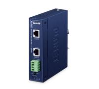 PLANET IP30 Industrial Single-Port 10Gbps 802.3bt PoE++ Splitter 24 V (IP30, Ind