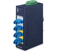 PLANET Switch by-pass indus 4x SC monomode -40/+75°C convertitore multimediale di rete 1310 nm Blu NEW