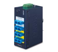 PLANET Switch by-pass indus 4x SC multimode -40/+75°C convertitore multimediale di rete 1300 nm Blu