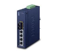 Planet Switch industriale Fast Ethernet a 4 porte RJ45 + 1 porta SFP SM 15 km