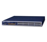 PLANET UPOE-1600G switch di rete Gestito Gigabit Ethernet (10/100/1000) Supporto Power over Ethernet (PoE) 1U Blu