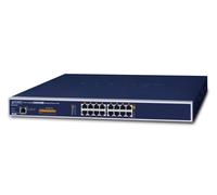 PLANET UPOE-800G switch di rete Gestito Gigabit Ethernet (10/100/1000) Supporto Power over Ethernet (PoE) Blu