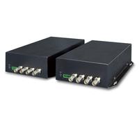 PLANET VF-402-KIT convertitore multimediale di rete Modalità singola Nero