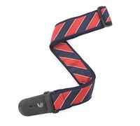 Planet Waves 2" Guitar Strap, Tie Stripes - Blue & Red, By d'Addario