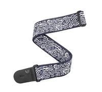 Planet Waves 2" Woven Guitar Strap, Paisley - Blue, by D'Addario