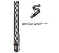 Planet Waves Tracolla per chitarra acustica Check Mate 50PAC02 Sistema Quick