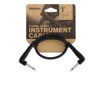 Planet Waves Classic Serie - Cavo patch con connettori ad angolo retto, 30 cm (1 piede), 1 pezzo