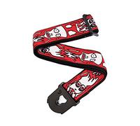 Planet Waves D'Addario 50PLJS02 Tracolla per Chitarra Joe Satriani con Sistema di Aggancio Planet Lock, Up In Flames