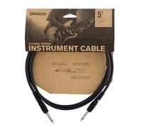 Planet Waves D'Addario Cavo per Chitarra - Da 1/4 di pollice maschio a 1/4 di pollice maschio - Cavo per strumenti della serie Classic - 5 piedi/1,52 metri - Estremità diritte - 1 confezione