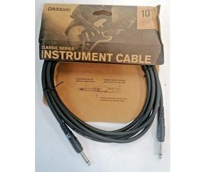 Planet Waves D'Addario Cavo Strumenti Jack 6,3mm Maschio-Maschio 3 mt Chitarra