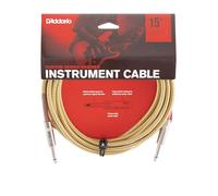 Planet Waves D'Addario Custom Series - Cavo intrecciato per strumenti, tweed, 4 m