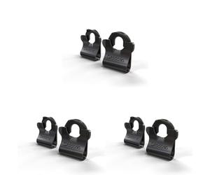 Planet Waves D'Addario Lucchetto con cinturino a doppia chiusura, nero (Confezione da 3)