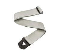 Planet Waves PWSPL205 Tracolla per Chitarra con Sistema di Aggancio Planet Lock, in Polipropilene, Argento