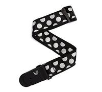 Planet Waves T20 W1407 tracolla per Chitarra nera con pois argentati, 5,1 cm di larghezza.