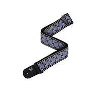 Planet Waves Tracolla D'Addario Eco-Comfort in tessuto intrecciato per chitarra, blu e oro