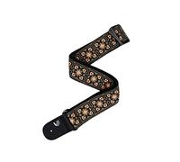 Planet Waves Tracolla D'Addario Eco-Comfort in tessuto intrecciato per chitarra, marrone e arancione