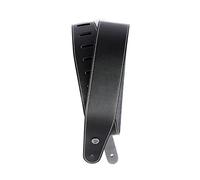 Planet Waves Tracolla per Chitarra Classic, in Pelle Nera, con Cucitura a Vista