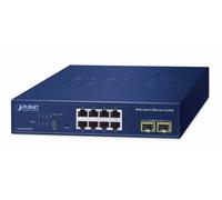Planet Web Smart Switch GS-2210-8T2S Interruttore Filo di rame 0,1 Gbps 8-port