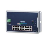 PLANET WGS-4215-16P2S switch di rete Gestito L2 Gigabit Ethernet (10/100/1000) Supporto Power over (PoE) Nero [WGS-4215-16P2S]