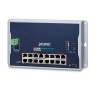 PLANET WGS-4215-16P2S switch di rete Gestito L2 Gigabit Ethernet [10/100/1000] Supporto Power over Ethernet [PoE] Nero (IP40, I NEW