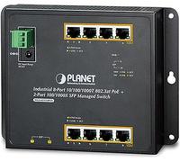 PLANET WGS-4215-8P2S switch di rete Gestito Gigabit Ethernet (10/100/1000) Supporto Power over (PoE) Nero [WGS-4215-8P2S]