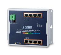 PLANET WGS-4215-8P2S switch di rete Gestito Gigabit Ethernet (10/100/1000) Supporto Power over Ethernet (PoE) Nero