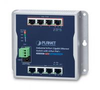 PLANET WGS-804HP switch di rete Non gestito L2 Gigabit Ethernet (10/100/1000) Supporto Power over Ethernet (PoE) Nero