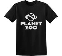 Planet Zoo Wildlife Simulation Game T-Shirt Black Mens Tee Unisex Shirt Black XXL