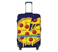 Planeta EN FORMA DE PIZZA - Coperture elastiche per valigie da viaggio, 45-81 cm, Nero , x-large