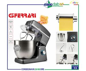 Planetaria Impastatrice Professionale 2 in1 Stendi Pasta 2200W G3 Ferrari G20113