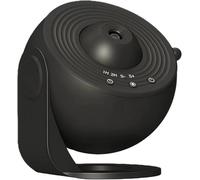 Planetarium Star Proiettore 13 in 1 con 12 dischi pellicola, luce notturna nebulosa a 360°, lampada per proiezione celeste, proiettore lunare, alimentato a batteria, bianco, 11,2 x 10,8 x 4,29 (nero)