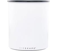 Planetary Design Airscape Kilo Coffee Storage - Grande contenitore per alimenti con coperchio ermetico brevettato, valvola a 2 vie, mantiene la freschezza, contiene 1 kg di fagioli secchi (bianco