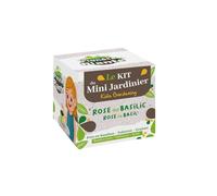 Planete - 1 vaso biodegradabile e seme da piantare, kit da giardinaggio, 170039, bambù, giardino, natura, piante, fiori, gioco per bambini, da 3 anni