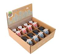 PLANÈTE BOIS - Confezione da 8 scooter vintage - FSC - 030199PA - 8 pezzi - Multicolore - Legno - Gioco per bambini - Ricreazione - Kermesse - Da Collezionare - 10 cm x 5 cm - 12 mesi