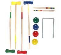 PLANÈTE BOIS - Gioco di Croquet - FSC - 049059A - 2-6 Giocatori - Multicolore - Legno - Giocattolo per Bambini - Gioco di Abilità e all'Aperto - 76 cm x 14 cm - A Partire dai 6 Anni