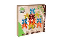 PLANÈTE BOIS - Gioco di Equilibrio Jungle Top - FSC - 053328 - da 1 a 4 giocatori - Multicolore - Legno - Gioco per Bambini - Gioco di Società - Gioco di Abilità - Montessori - A partire dai 3 anni